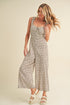Aemi + Co Floral Sweetheart Neck Wide Leg Jumpsuit - Odaingerous